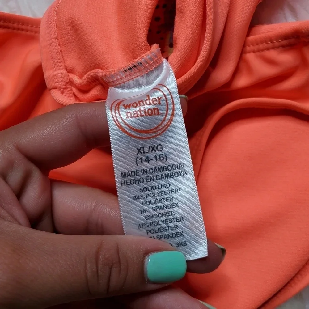 Wonder Nation Flash Peach Bikini‎
